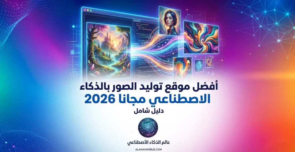 قائمة أفضل مواقع توليد الصور بالذكاء الاصطناعي مجانا 2026 لدعم المصممين العرب.