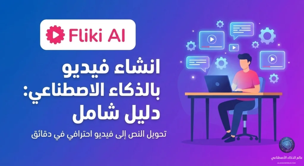 شرح واجهة Fliki AI لـ انشاء فيديو بالذكاء الاصطناعي