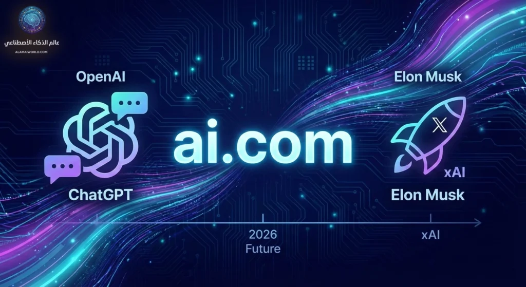 شرح ما هو موقع ai.com وصراع إيلون ماسك و OpenAI على النطاق الأغلى في العالم