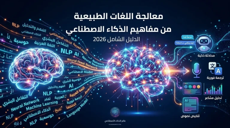 معالجة اللغات الطبيعية من مفاهيم الذكاء الاصطناعي