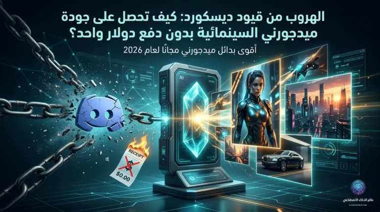 رسم توضيحي يقارن بين بدائل ميدجورني المجانية