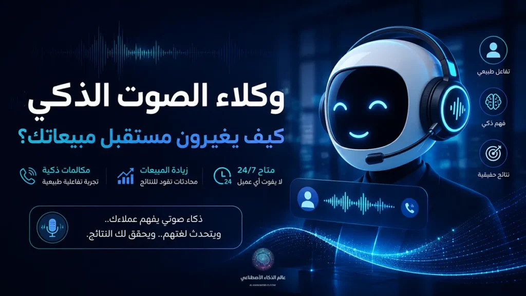 وكلاء الصوت الذكي يعالجون مكالمات العملاء باستخدام الذكاء الاصطناعي لتحسين المبيعات، أتمتة خدمة العملاء، والرد التلقائي على مدار الساعة داخل الشركات والمتاجر الإلكترونية.